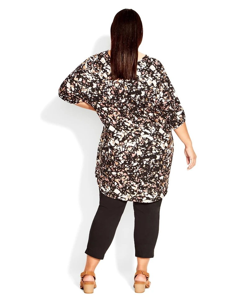 Avenue Women's Leila Foil Print Top
