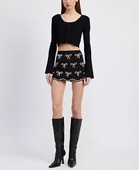 En Saison Women's Leah Mini Skirt