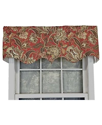 Rlf Home Valdosta Regal Style 3" Rod Pocket Valance 50" x 17" Pompeii by Rlf Home