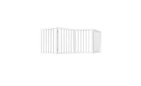 Pet Adobe 4-Panel Indoor Foldable Pet Gate