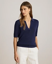 Lauren Ralph Women's Short-Sleeve Sweater