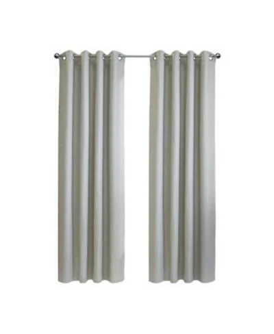 Thermaplus Zoey Room Darkening Window Treatment Grommet Curtain Panel For Bedroom Livingroom 52 X22 X 63 X22 Grey