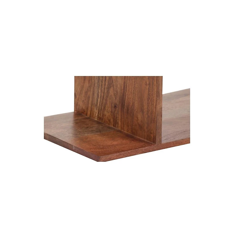 Porter Designs Portola Solid Acacia Wood Bookcase, Brown