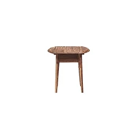 Porter Designs Fusion Solid Sheesham Wood End Table, Natural