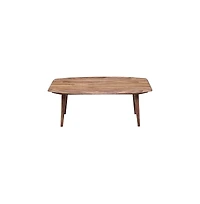 Porter Designs Fusion Solid Sheesham Wood Coffee Table, Natural