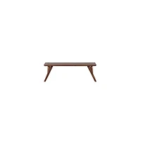 Porter Designs Portola Solid Acacia Wood Dining Bench, Brown