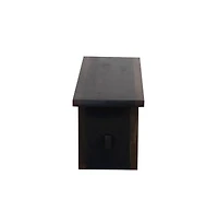 Porter Designs Udo Solid Wood Dining Bench, Black