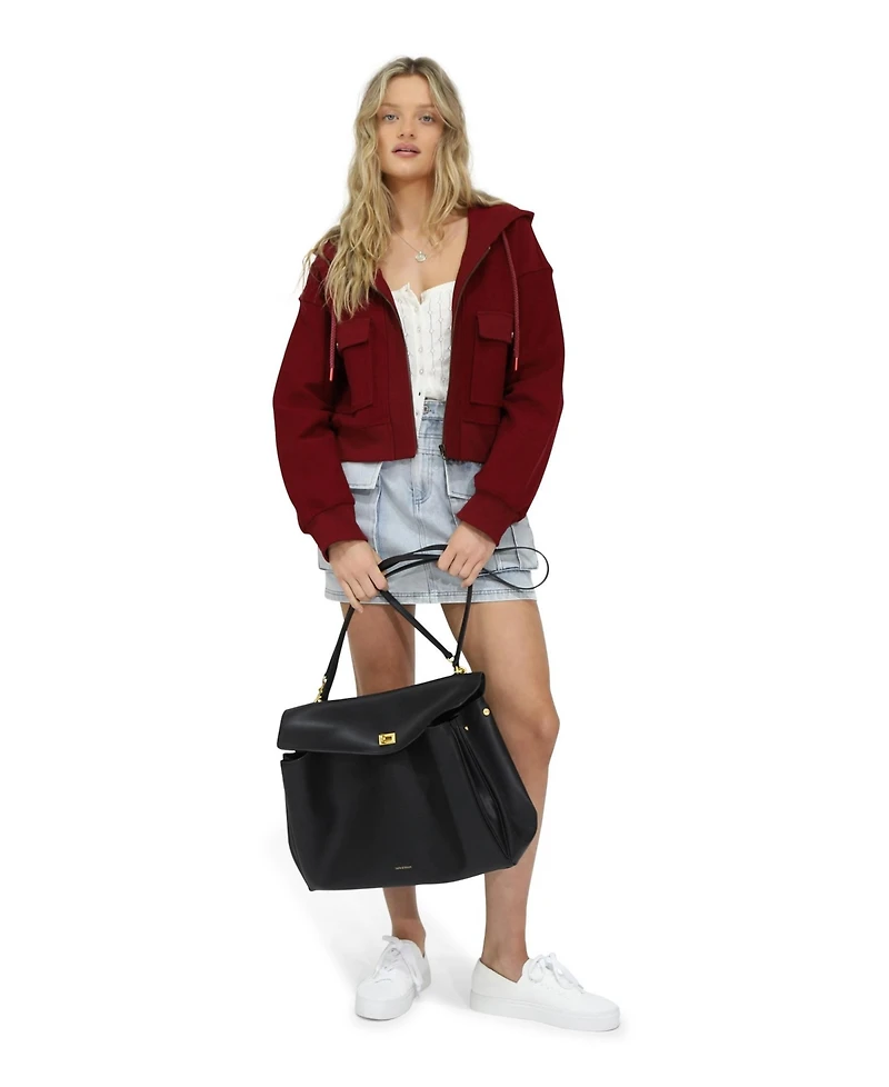 Belle & Bloom Fireside Hooded Utility Jacket