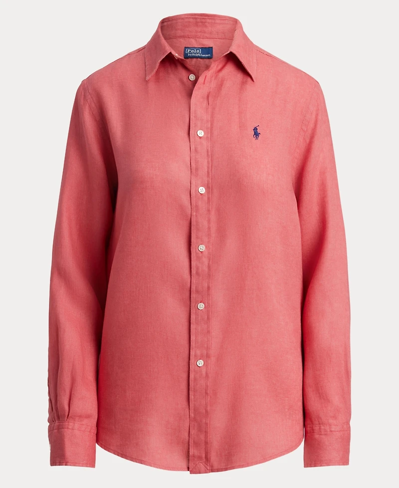 Polo Ralph Lauren Women's Classic-Fit 100% Linen Shirt