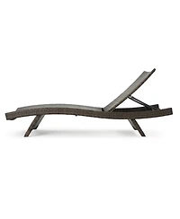 Simplie Fun Chic Outdoor Chaise Lounge for Backyard Relaxation
