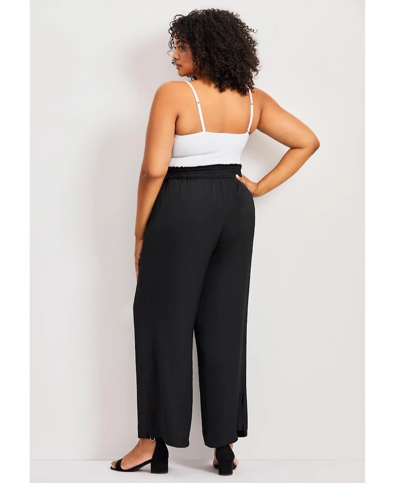 Avenue Women's Elly Wide Leg Pull On Pant