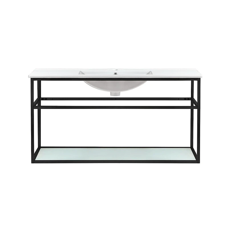 Swiss Madison Pierre Single, Metal Frame, Open Shelf