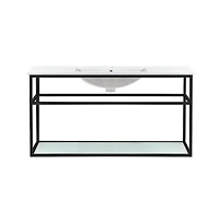 Swiss Madison Pierre Single, Metal Frame, Open Shelf