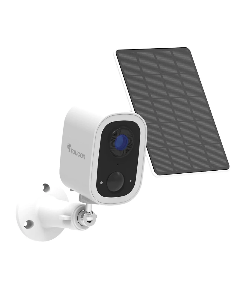 Toucan Wireless Security Camera S4 and Solar Panel Charger Bundle No Subscription Required