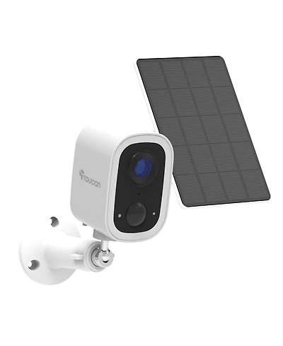 Toucan Wireless Security Camera S4 and Solar Panel Charger Bundle No Subscription Required