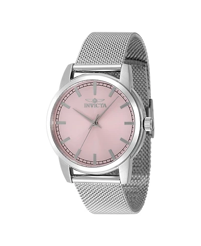 Invicta Women's 48514 Celestial Quartz 3 Hand Pink Dial Watch