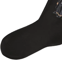 Polo Ralph Lauren Women's Holiday Bear Knit Crew Socks