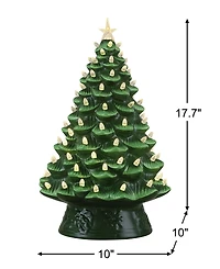 Mr. Christmas 18 " Nostalgic Ceramic Tree with White Lights
