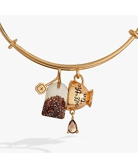 'Spill the Tea' Cup & Tea Bag Charm Bangle