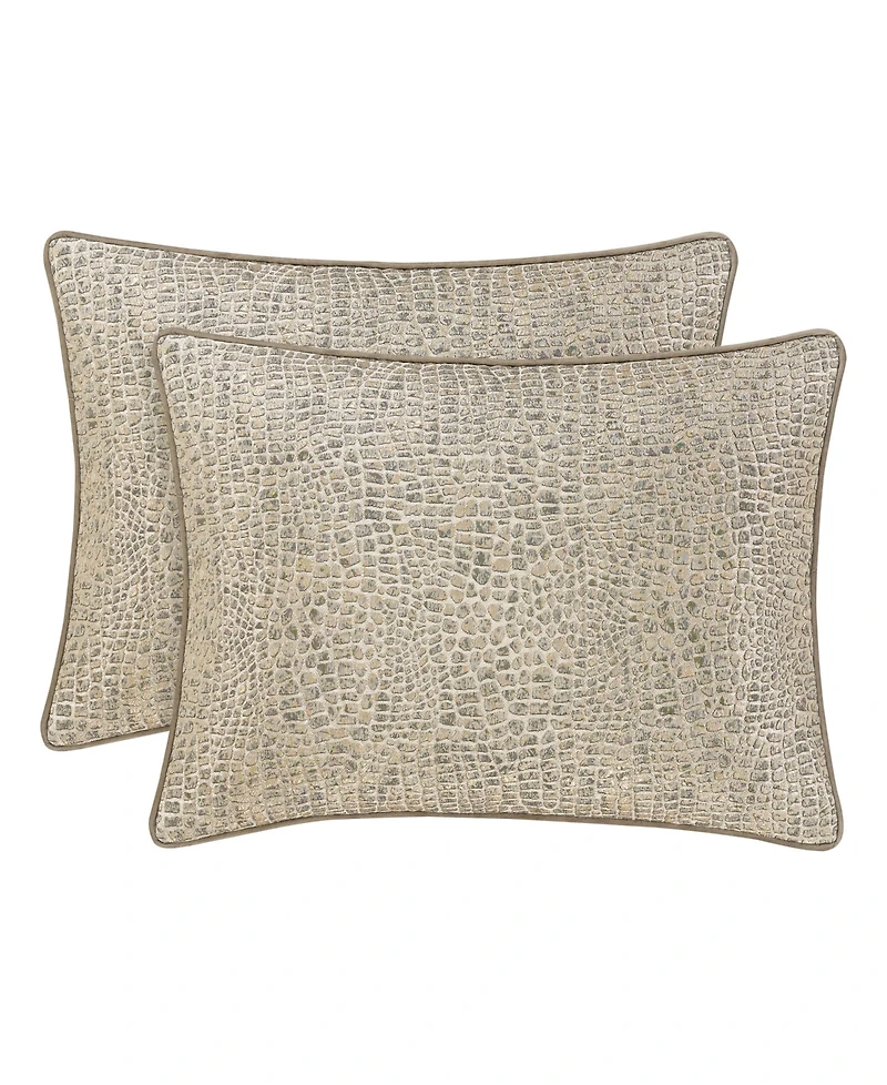 J Queen New York Habitat Crocodile Skin 3-Pc. Comforter Set, King/California King