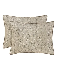 J Queen New York Habitat Crocodile Skin 3-Pc. Comforter Set, King/California King