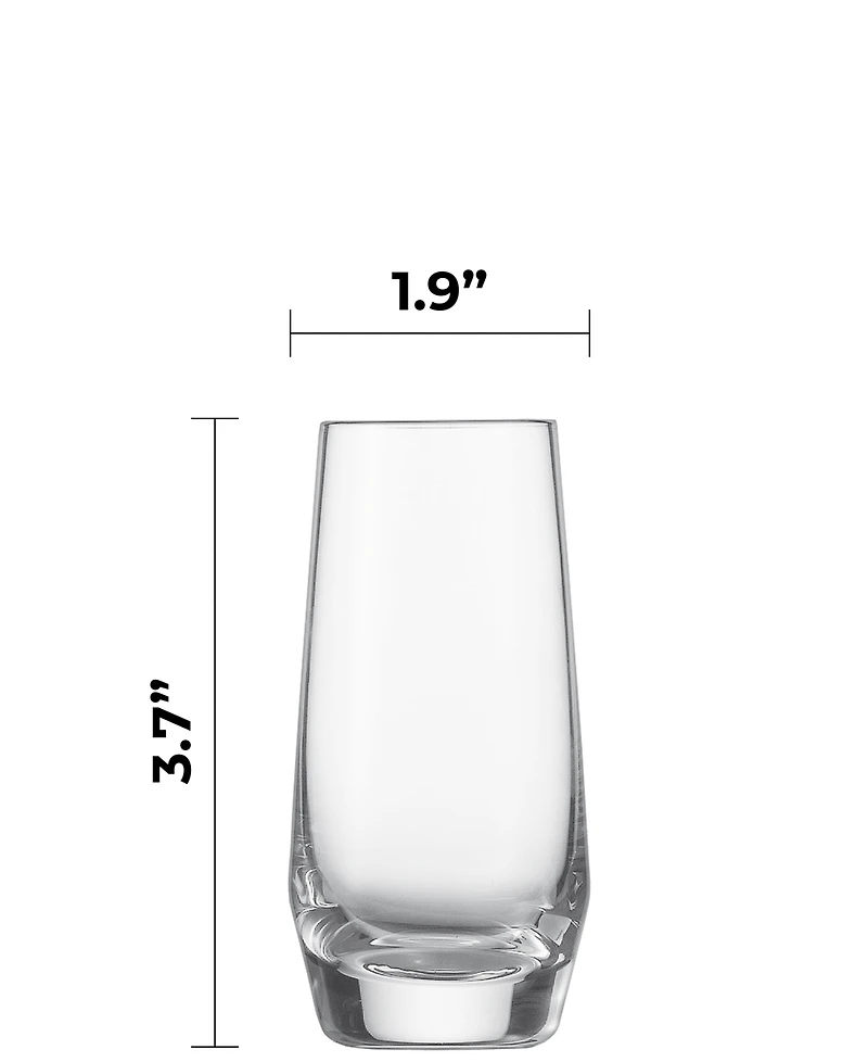 Zwiesel Glas Pure Shot Glass 3.2 oz, Set of 6