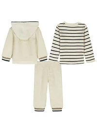 Calvin Klein Baby Boys T-Shirt, Hoodie and Pants, 3-Piece Set