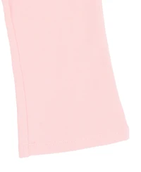 Rare Editions Baby Girls 2-Piece Printed Heart Fleece Top and Leggings Set