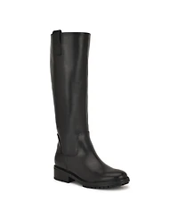 Nine West Women's Leigha Tall Block Heel Riding Boots