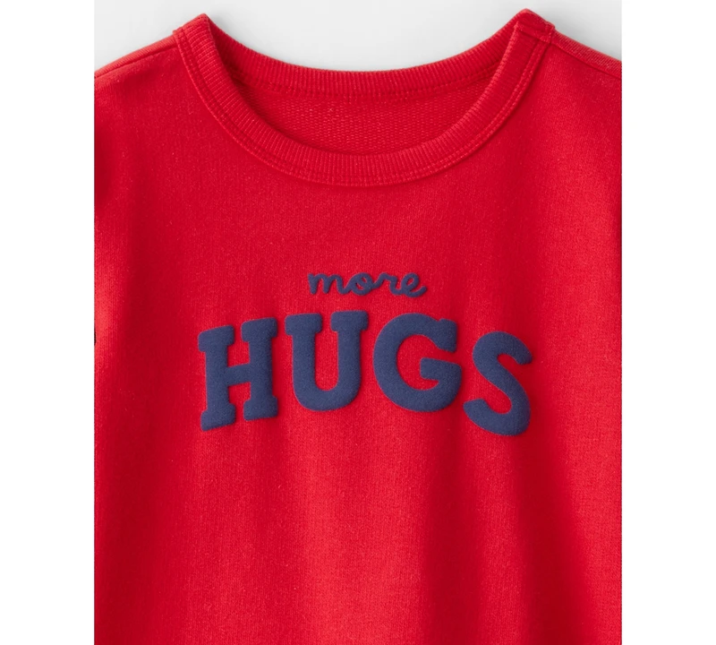 Carter's Baby Boys or Girls More Hugs Round Neck Jumpsuit
