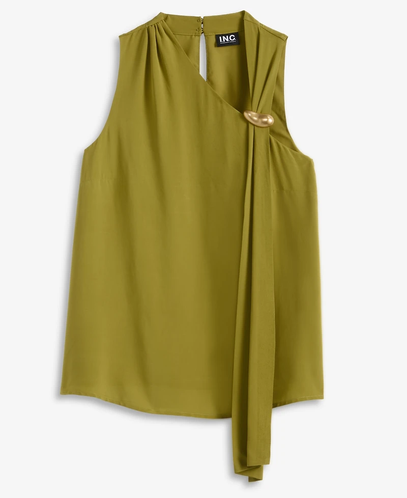 I.n.c. International Concepts Women's Sleeveless Scarf Top, Macy's Exclusive