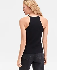 I.n.c. International Concepts Women's Crystal Embellished Halter Tank Top, Macy's Exclusive