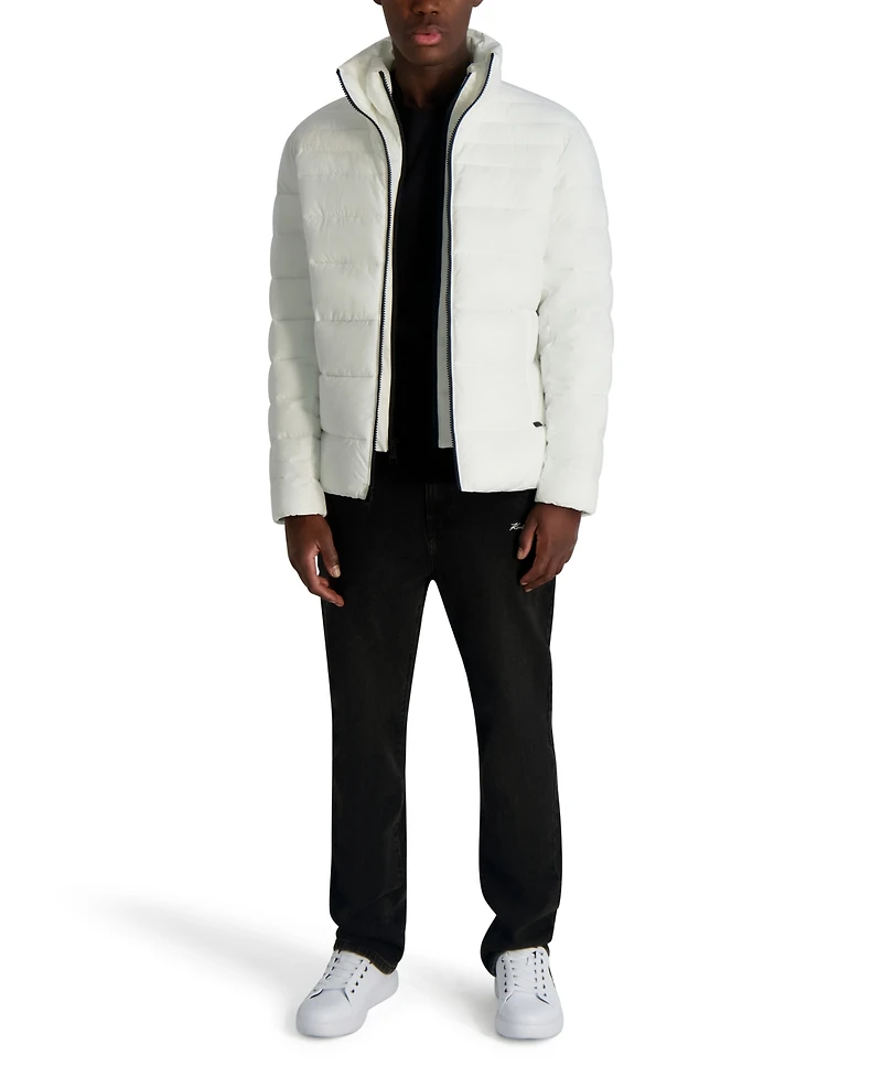 Karl Lagerfeld Paris Men's Mid Weight Puffer
