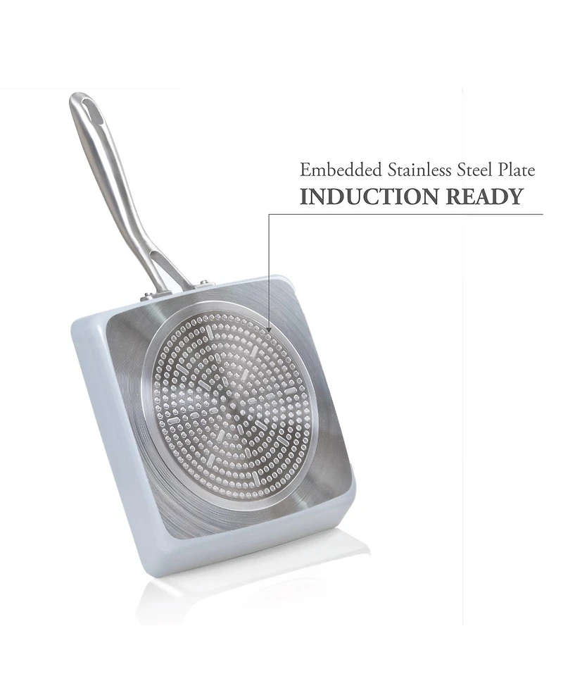 Techef - CeraTerra Ceramic Nonstick Tamagoyaki Japanese Omelette Pan/Egg Pan