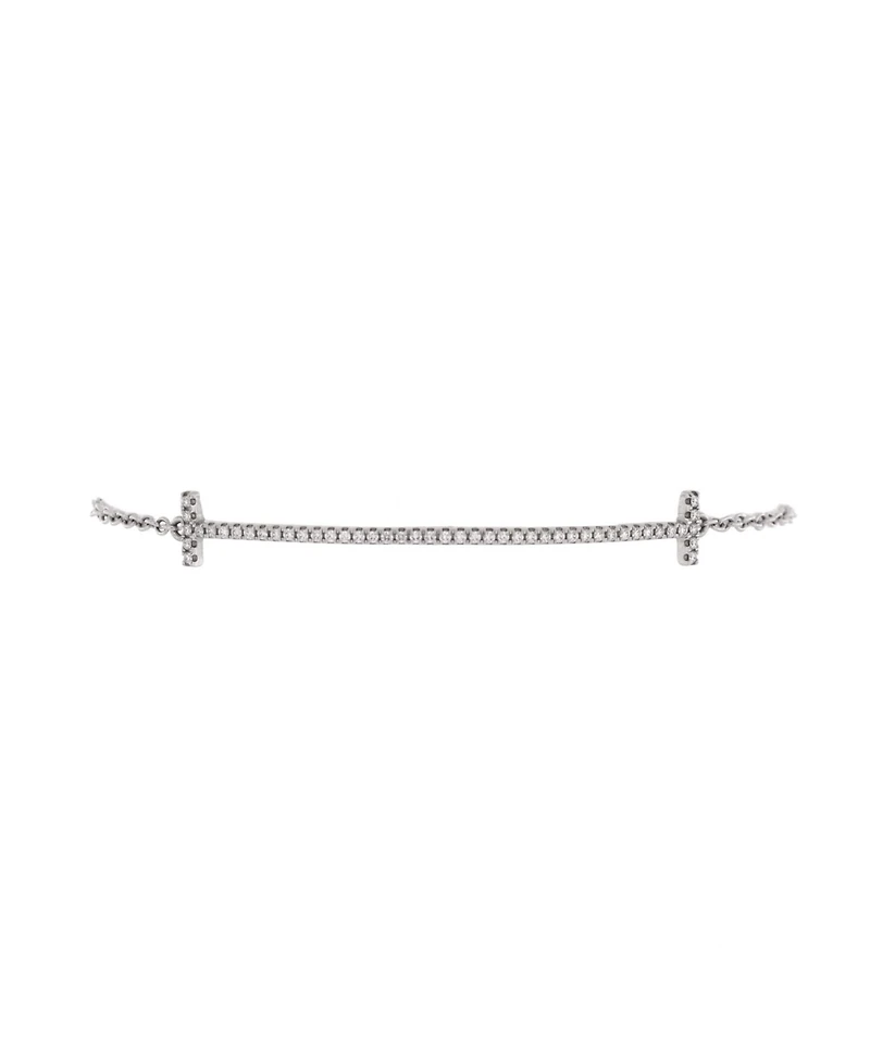 Pre-Owned Tiffany & Co T Smile Chain Bracelet