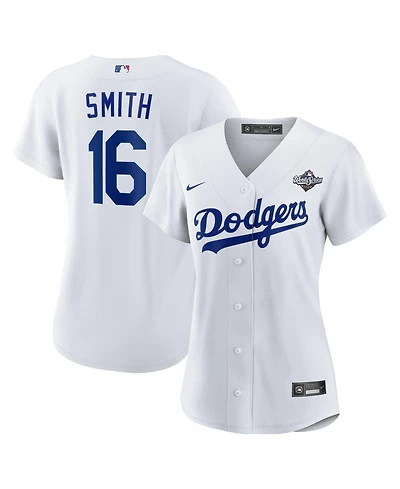 Nike Women's Will Smith White Los Angeles Dodgers 2025 World Series Home Replica Player Jersey