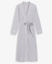 Charter Club Women's Lace-Trim Pointelle Robe, Macy's Exclusive