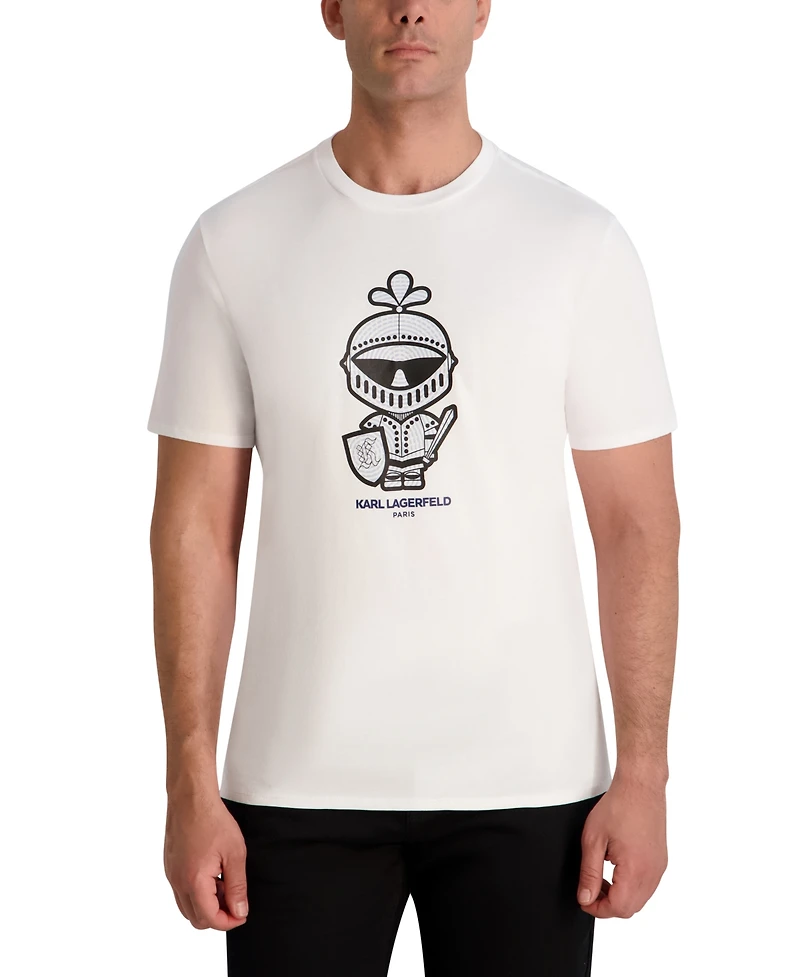 Karl Lagerfeld Paris Men's Swirl Armor T-Shirt