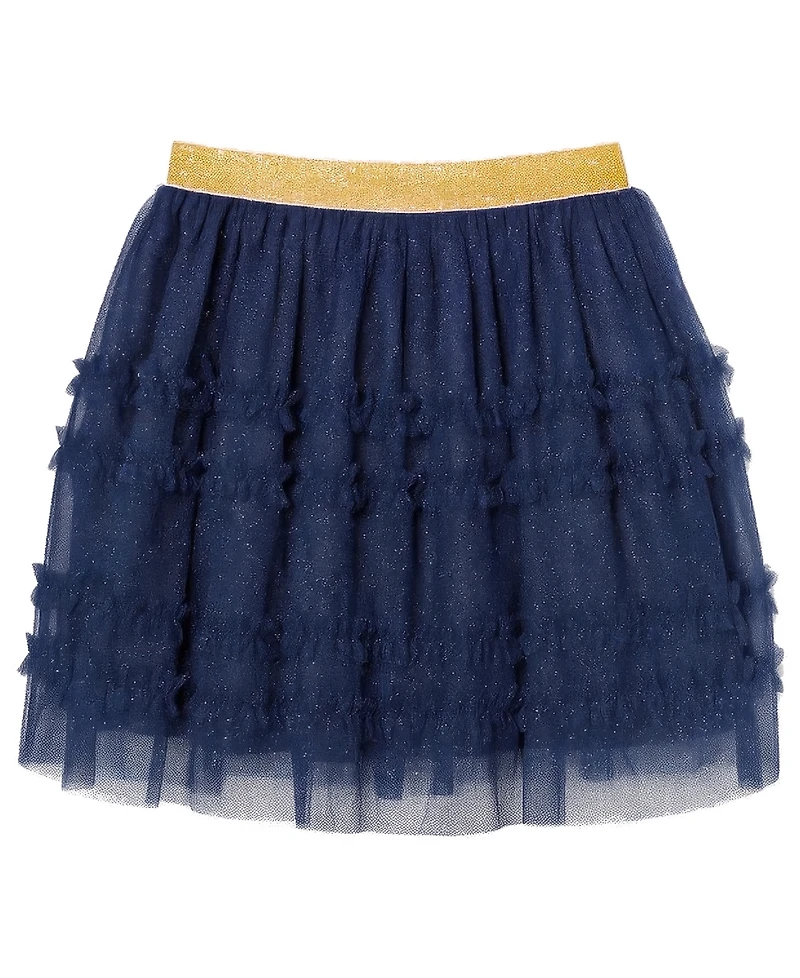 Kate Mack Girls 2T-6X Grinch Long-Sleeve Top and Mesh Skirt, 2-Piece Set