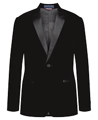 Tommy Hilfiger Boys 8-20 Festive Velvet Peak Lapel Sportcoat
