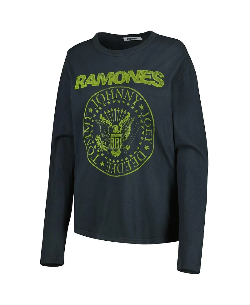 Daydreamer Women's Black The Ramones Long Sleeve T-Shirt