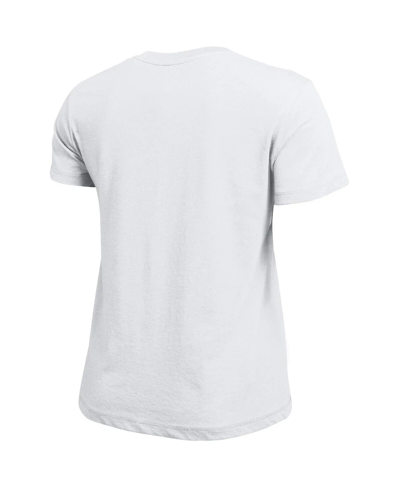 Champion Women's White Texas Longhorns Arched Over Logo T-Shirt