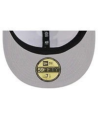 New Era Men's Silver/Black Las Vegas Raiders 59FIFTY Fitted Hat