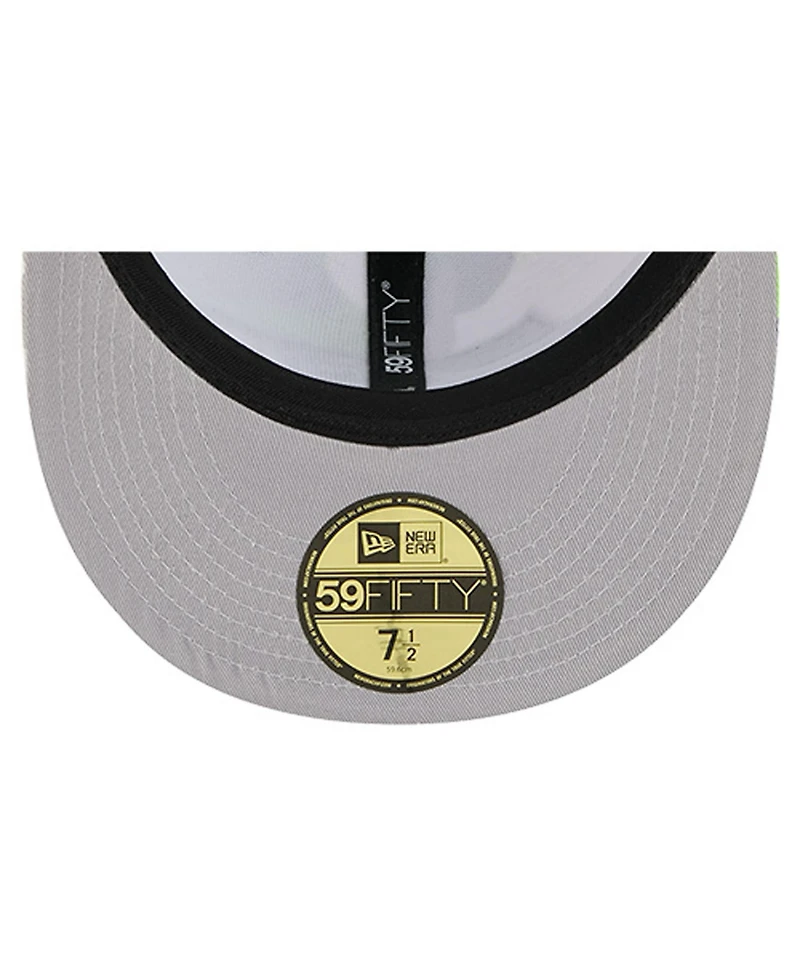 New Era Men's Neon Green/College Navy Seattle Seahawks 59FIFTY Fitted Hat