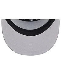 New Era Men's Black Jacksonville Jaguars Ripstop Patch 9FIFTY Split Panel Snapback Hat