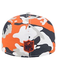 New Era Men's Orange/Navy Chicago Bears 59FIFTY Fitted Hat