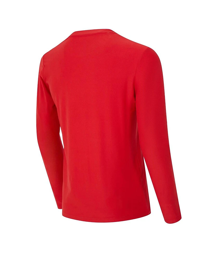 Concepts Sport Men's 2-Piece Red Tampa Bay Buccaneers Chestnut Long Sleeve Top and Pants Set