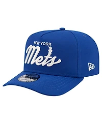New Era Men's Royal New York Mets Local Play A-Frame 9FIFTY Snapback Hat
