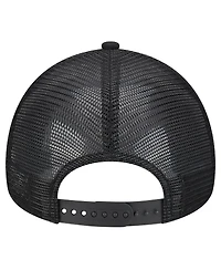 New Era Men's Black Houston Astros 9FORTY A-Frame Trucker Adjustable Hat