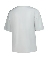 Fanatics Women's Gray Alabama Crimson Tide Plus Winning Gear Notch Neck T-Shirt